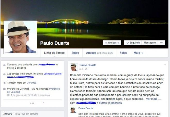 Facebook Paulo Duarte