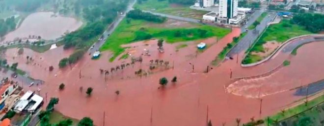 Campo Grande registra estragos com chuva e pode decretar situação de emergência