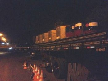 Caminhoneiro é preso pela PRF por transportar carga de forma irregular em Três Lagoas