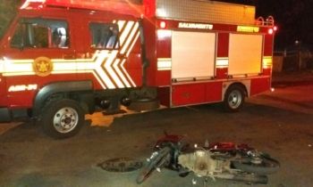Em Corumbá, acidente de moto deixa feridos