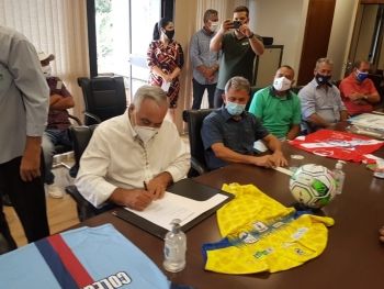 Clubes de futebol do MS recebem repasse de R$ 820 mil