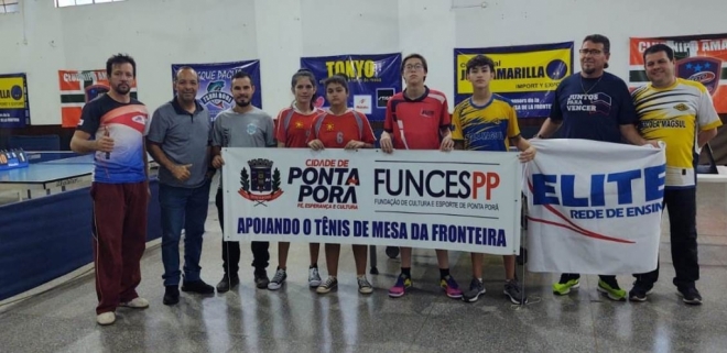 Ponta Porã define atletas para Jogos Escolares no tênis de mesa