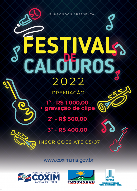 FUNRONDON abre inscrições para o Festival De Calouros 2022