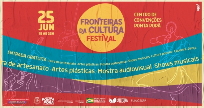 Fronteiras da Cultura reunirá diversos segmentos no Centro de Convenções de Ponta Porã