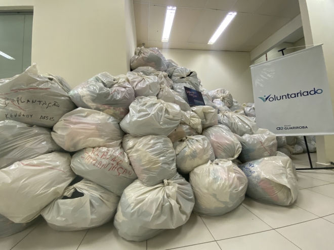 Águas Guariroba entrega 6,5 toneladas de agasalhos em bairros de Campo Grande neste sábado